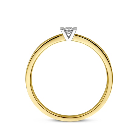 Gouden ring met diamant ref. 930100851200012