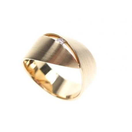 Gouden ring met diamant ref. 4922