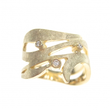 Gouden ring met diamant ref. 9338