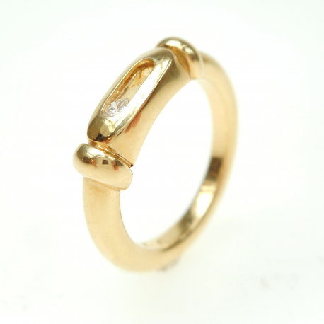 Geelgouden ring met diamant ref. 12444