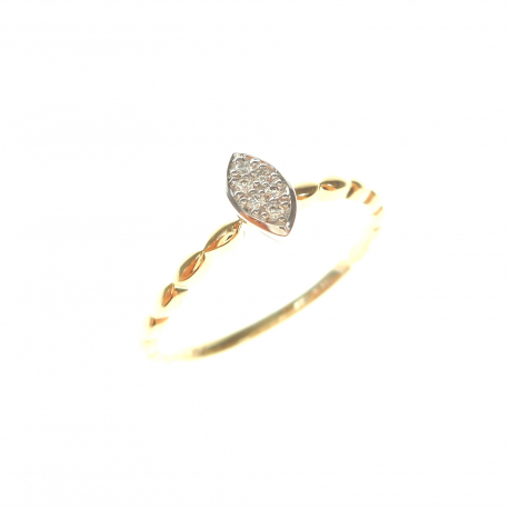 Gouden ring met diamanten ref. 13705