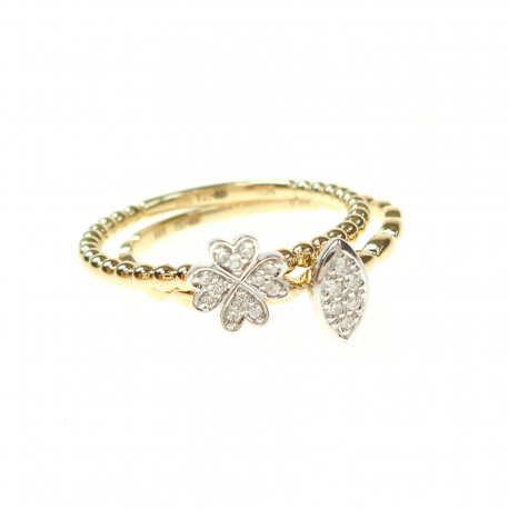 Gouden ring met diamanten ref. 13705