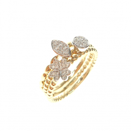 Gouden ring met diamanten ref. 13705