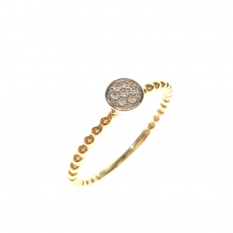 Gouden ring met diamanten ref. 11284