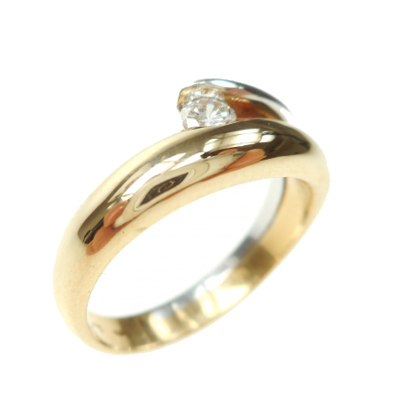 Gouden ring met diamant ref. 12314