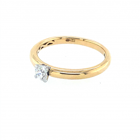 Gouden ring met diamant ref. 14184