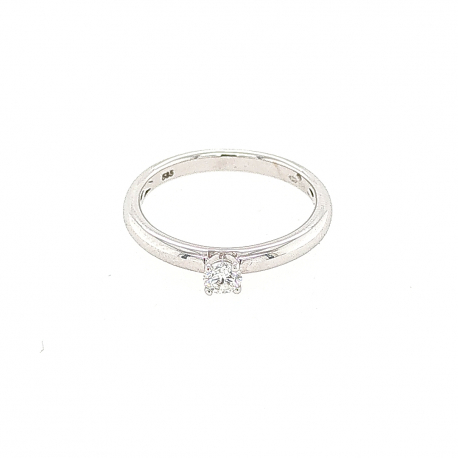 Witgouden ring met diamant ref. 13719