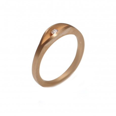 Gouden ring met diamant ref. 12749