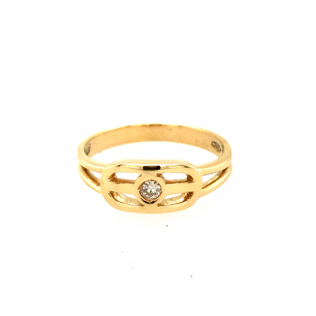 Vintage geelgouden ring
