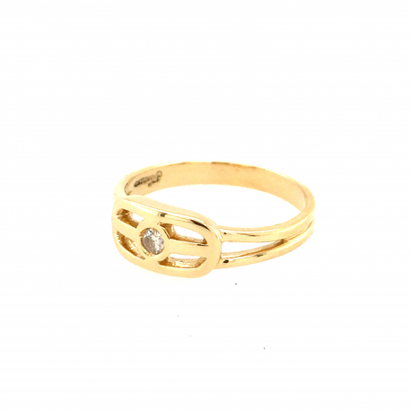Vintage geelgouden ring