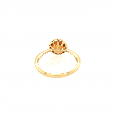 Gouden ring met citrien ref. 15252