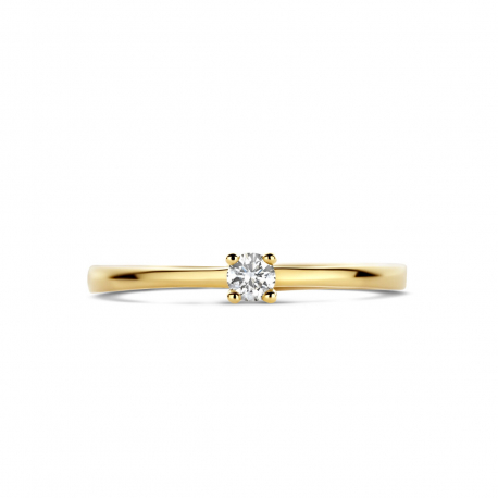 Gouden ring met 0.10 crt diamant ref. 15541