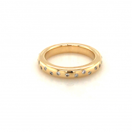 Vintage gouden ring met diamant ref. 15670