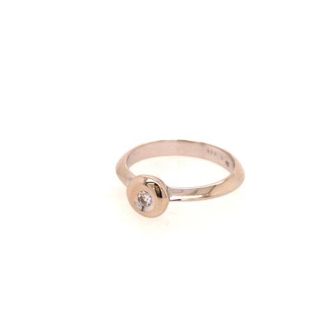 Vintage witgouden ring ref. 15841