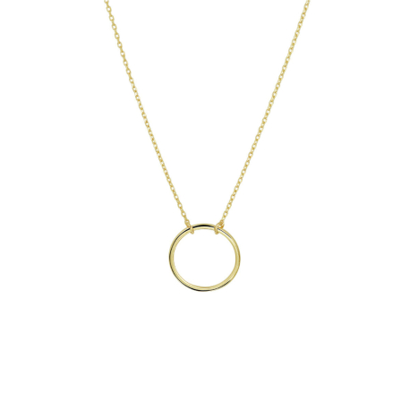 Gouden collier met cirkel ref. 15904