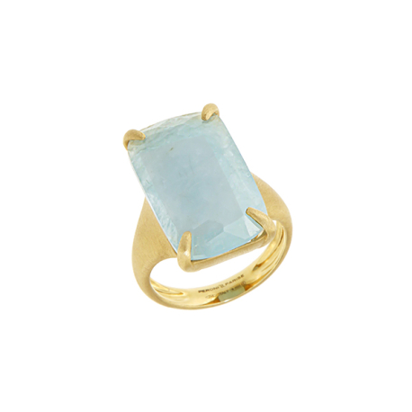 Gouden ring met aquamarijn ref. 930100381200012