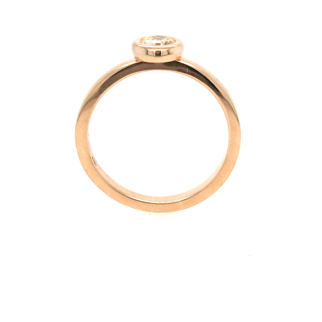 Gouden ring met diamant ref. 15845