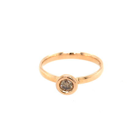  Gouden ring met diamant ref. 15443