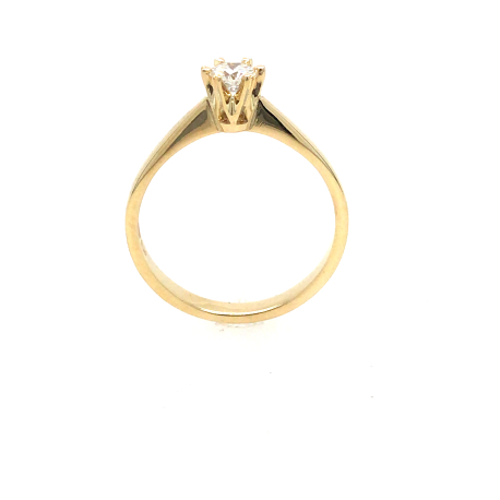 Gouden ring met diamant ref. 940100430200012