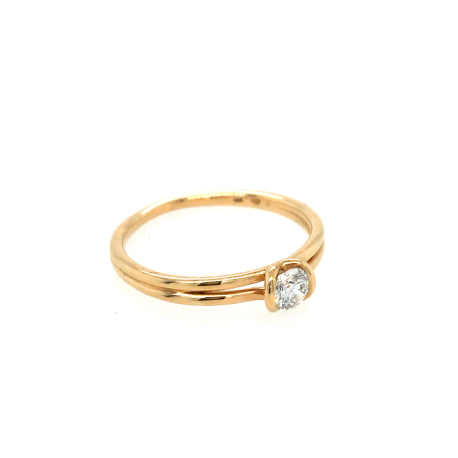 Gouden ring met diamant ref. 930100871100012