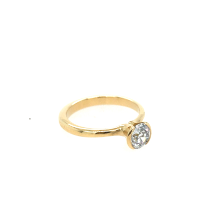 Gouden ring met diamant ref. 56