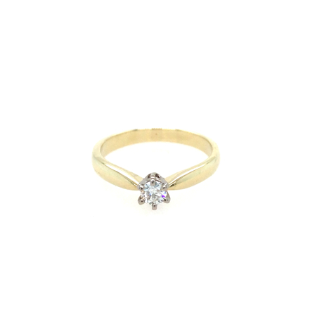Gouden ring met diamant ref. 54