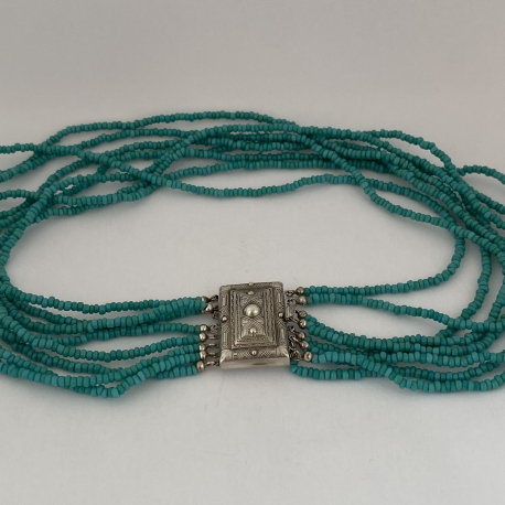 Vintage ketting met turquoise ref. V10
